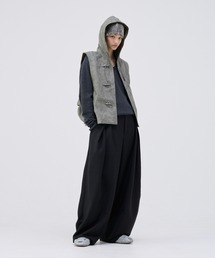 soerte（ソエルテ）の「3tuck Wide Balloon Trousers / 3タックワイドバルーンスラックス（スラックス）」