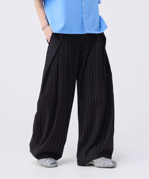 3tuck Wide Balloon Trousers / 3タックワイドバルーンスラックス