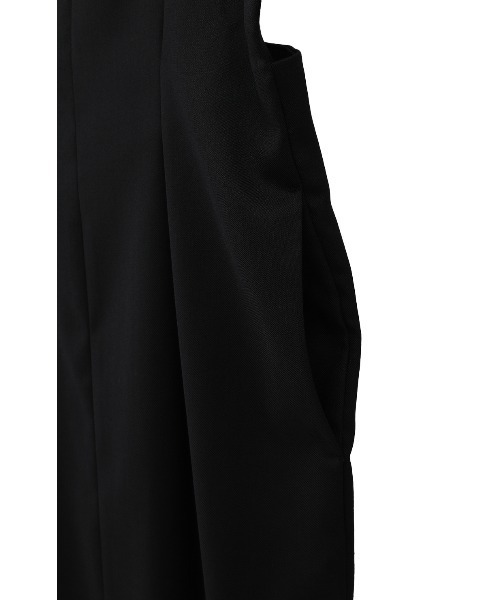 CLANE BARE TOP DRAPE ONEPIECE ブラック CLANE BARE TOP DRAPE ONEPIECE ブラック