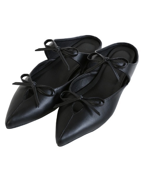 ✨️極美品✨️サルヴァトーレ フェラガモ ヴァラリボン　サンダルミュール送料無料 FERRAGAMO ブラックリボンサンダル フェラガモ24年春夏新作サンダル