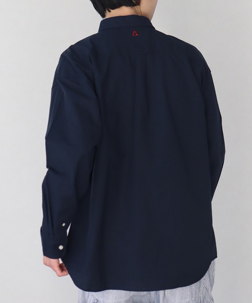 GERRY(ジェリー)の「【GERRY/ジェリー】ワンポイント刺繍ロゴ ボタンダウン 長袖 オックスシャツ(シャツ/ブラウス・メンズ・ネイビー/ホワイト/ライトブルー/マルチ・M/L/LL)」の15枚目の写真