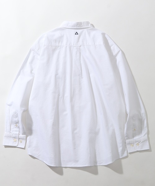 GERRY(ジェリー)の「【GERRY/ジェリー】ワンポイント刺繍ロゴ ボタンダウン 長袖 オックスシャツ(シャツ/ブラウス・メンズ・ネイビー/ホワイト/ライトブルー/マルチ・M/L/LL)」の7枚目の写真