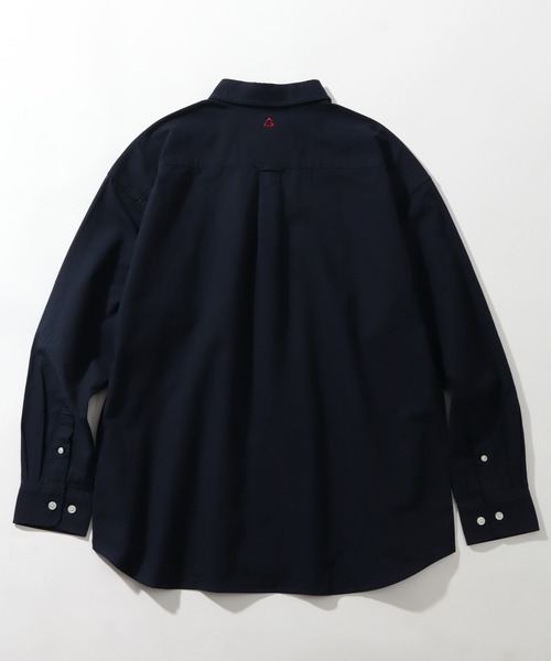 GERRY(ジェリー)の「【GERRY/ジェリー】ワンポイント刺繍ロゴ ボタンダウン 長袖 オックスシャツ(シャツ/ブラウス・メンズ・ネイビー/ホワイト/ライトブルー/マルチ・M/L/LL)」の9枚目の写真