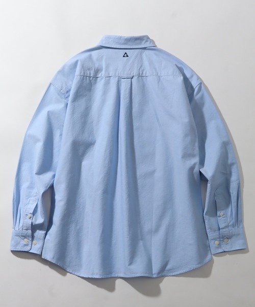 GERRY(ジェリー)の「【GERRY/ジェリー】ワンポイント刺繍ロゴ ボタンダウン 長袖 オックスシャツ(シャツ/ブラウス・メンズ・ネイビー/ホワイト/ライトブルー/マルチ・M/L/LL)」の8枚目の写真