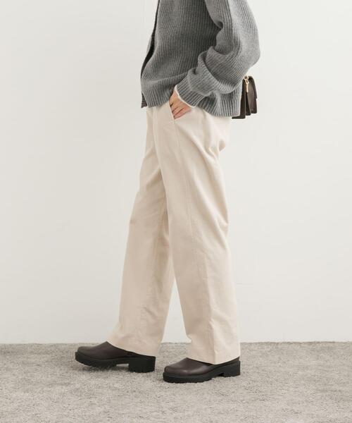 URBAN RESEARCH DOORS(アーバンリサーチドアーズ)の「『UR TECH』コーデュロイイージーパンツ(その他パンツ・レディース・アイボリー/ベージュ系その他・MEDIUM/SMALL)」の5枚目の写真