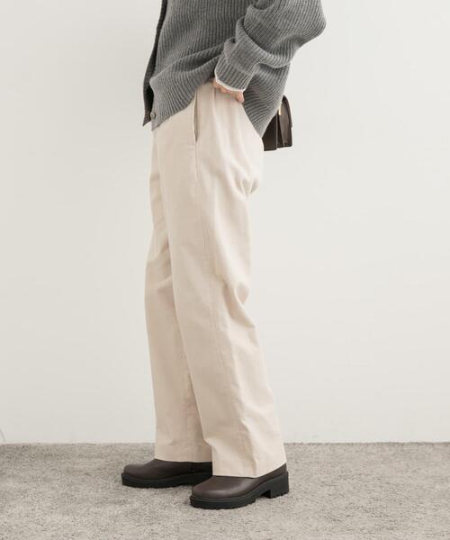 URBAN RESEARCH DOORS(アーバンリサーチドアーズ)の「『UR TECH』コーデュロイイージーパンツ(その他パンツ・レディース・アイボリー/ベージュ系その他・MEDIUM/SMALL)」の6枚目の写真