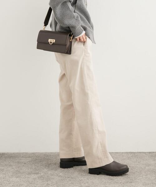 URBAN RESEARCH DOORS(アーバンリサーチドアーズ)の「『UR TECH』コーデュロイイージーパンツ(その他パンツ・レディース・アイボリー/ベージュ系その他・MEDIUM/SMALL)」の9枚目の写真