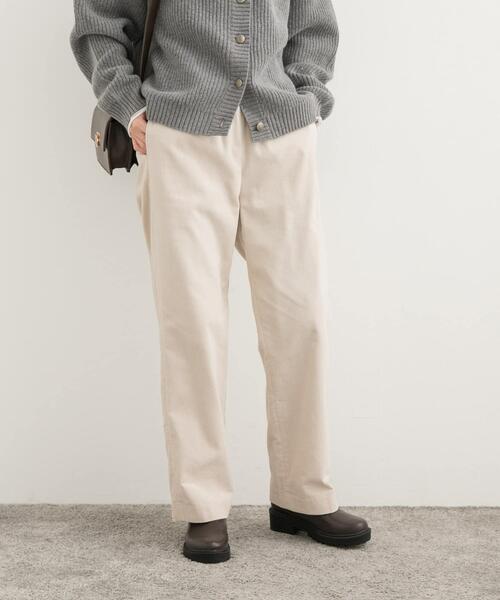 URBAN RESEARCH DOORS(アーバンリサーチドアーズ)の「『UR TECH』コーデュロイイージーパンツ(その他パンツ・レディース・アイボリー/ベージュ系その他・MEDIUM/SMALL)」の10枚目の写真