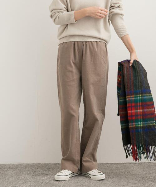 URBAN RESEARCH DOORS(アーバンリサーチドアーズ)の「『UR TECH』コーデュロイイージーパンツ(その他パンツ・レディース・アイボリー/ベージュ系その他・MEDIUM/SMALL)」の17枚目の写真