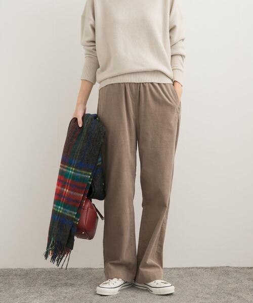 URBAN RESEARCH DOORS(アーバンリサーチドアーズ)の「『UR TECH』コーデュロイイージーパンツ(その他パンツ・レディース・アイボリー/ベージュ系その他・MEDIUM/SMALL)」の18枚目の写真