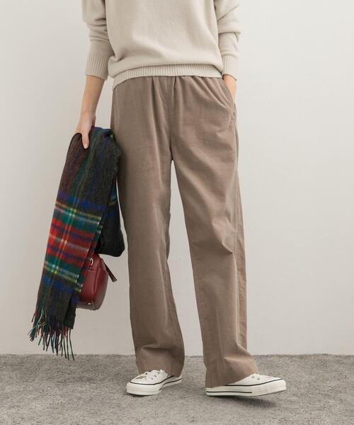 URBAN RESEARCH DOORS(アーバンリサーチドアーズ)の「『UR TECH』コーデュロイイージーパンツ(その他パンツ・レディース・アイボリー/ベージュ系その他・MEDIUM/SMALL)」の19枚目の写真