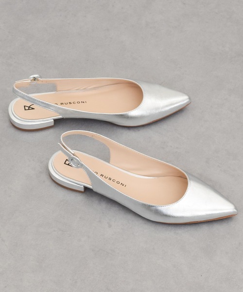 FABIO RUSCONI(ファビオルスコーニ)の「【FABIO RUSCONI】ポインテッドトウベーシックバックバンド(F51318)(パンプス・レディース・ゴールド/ブラック/シルバー・38/37/36/39/35)」の3枚目の写真