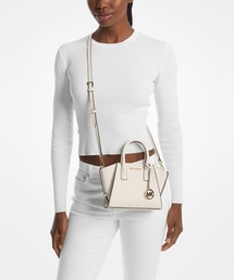 MICHAEL KORS（マイケルコース）の「AVRIL レザー スエード サッチェル 