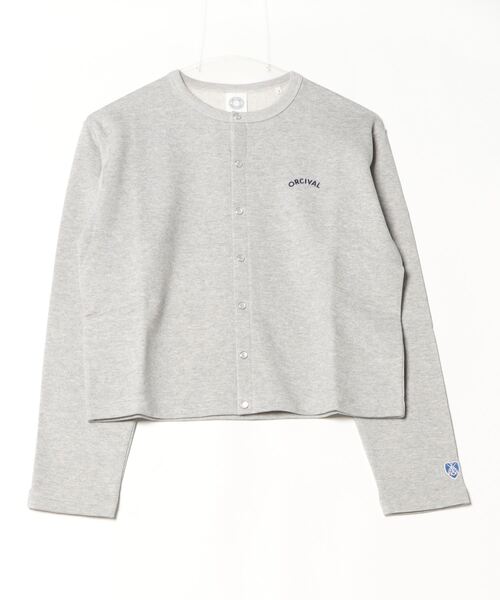 ORCIVAL(オーシバル)の「ORCIVAL/オーシバル クルーネックカーディガン CREW NECK CARDIGAN OR-C0435 MAZ(カーディガン/ボレロ・レディース・ブラック/レッド/ナチュラル/トップグレー・2)」の7枚目の写真
