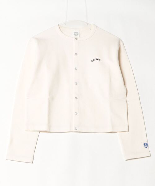 ORCIVAL(オーシバル)の「ORCIVAL/オーシバル クルーネックカーディガン CREW NECK CARDIGAN OR-C0435 MAZ(カーディガン/ボレロ・レディース・ブラック/レッド/ナチュラル/トップグレー・2)」の10枚目の写真