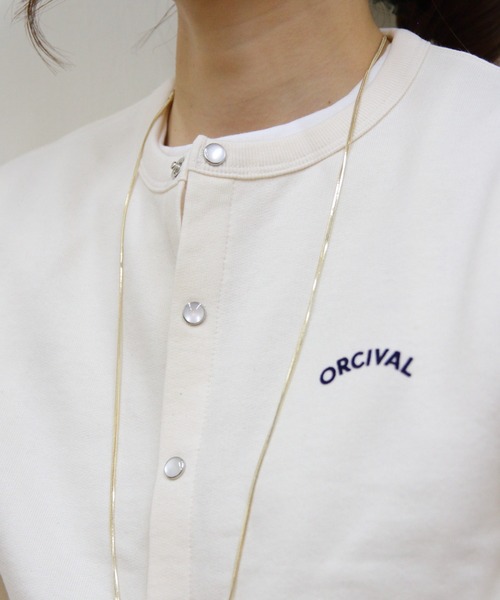 セール】ORCIVAL/オーシバル クルーネックカーディガン CREW
