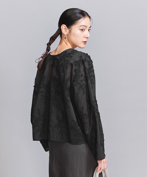 セルロースナイロン エンブロイダリー シャツ ―2WAY― BEAUTY&YOUTH UNITED ARROWS（ビューティーアンドユース