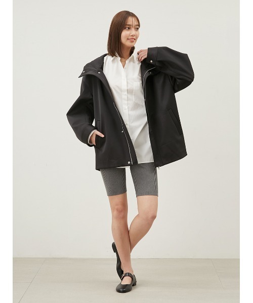 Mila Owen（ミラオーウェン）の「シャツカーブルーズシルエットワイドシャツ【手洗い可能】（シャツ/ブラウス・レディース・ブルー/ピンク/ライトブルー/ネイビー/ホワイト・FREE）」の16枚目の写真