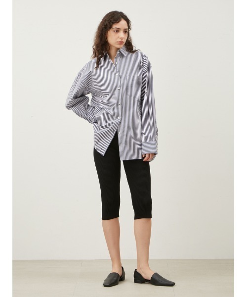 Mila Owen（ミラオーウェン）の「シャツカーブルーズシルエットワイドシャツ【手洗い可能】（シャツ/ブラウス・レディース・ブルー/ピンク/ライトブルー/ネイビー/ホワイト・FREE）」の17枚目の写真