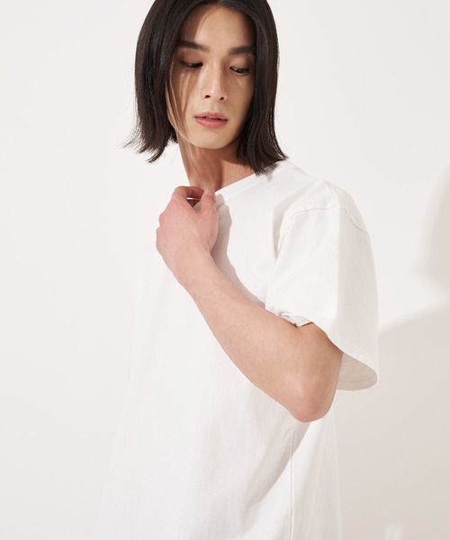 FRUIT OF THE LOOM(フルーツオブザルーム)の「USAHALF SLEEVE STANDARD T / Tシャツ / 半袖 / トップス / シンプル / カジュアル / 無地 / ユニセックス(Tシャツ/カットソー・メンズ・ホワイト・L/M/XL/S)」の4枚目の写真