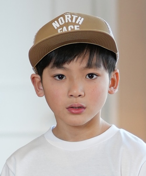 THE NORTH FACE(ザノースフェイス)の「THE NORTH FACE/ザ・ノース・フェイス K MESSAGE MESH CAP キッズ キャップ NNJ02502(キャップ・キッズ・オリーブ/タン/ブラック・M/L)」の10枚目の写真