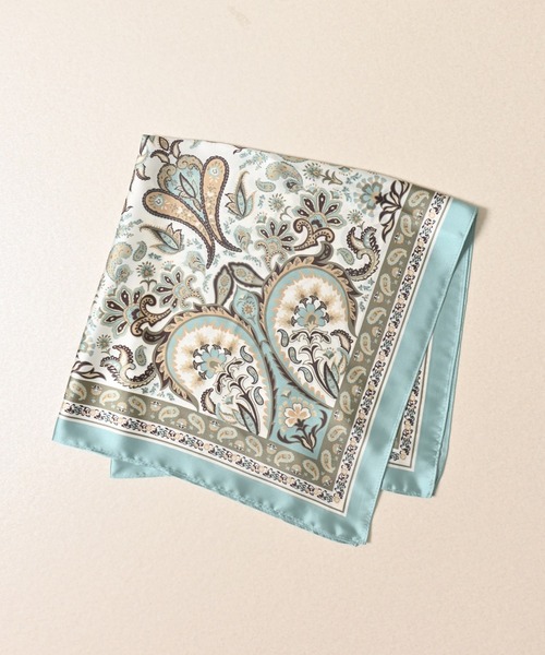 Honeys（ハニーズ）の「スカーフ（バンダナ/スカーフ・レディース・グリーン系その他/ホワイト系その他/ブラック×グレー/ブラック×ホワイト/ネイビー系・FREE）」の4枚目の写真