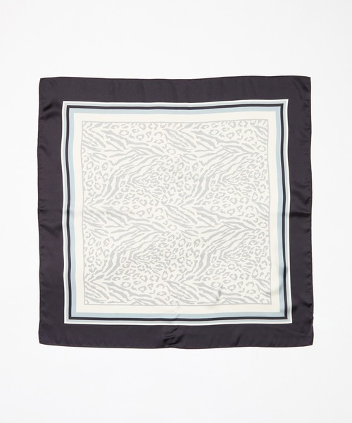 Honeys（ハニーズ）の「スカーフ（バンダナ/スカーフ・レディース・グリーン系その他/ホワイト系その他/ブラック×グレー/ブラック×ホワイト/ネイビー系・FREE）」の10枚目の写真