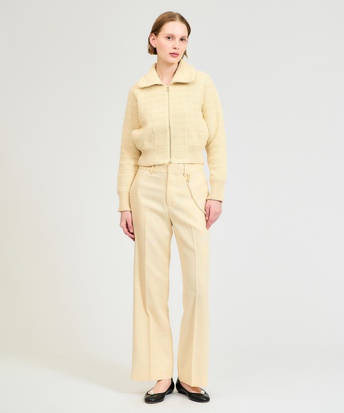 ESTNATION(エストネーション)の「ESTNATION / バロック パールチェーン ストレートパンツ(その他パンツ・レディース・キャメル/アイボリー・36/38)」の10枚目の写真