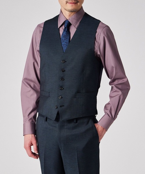 Paul Smith（ポールスミス）の「メランジストレッチ 6ボタンベスト