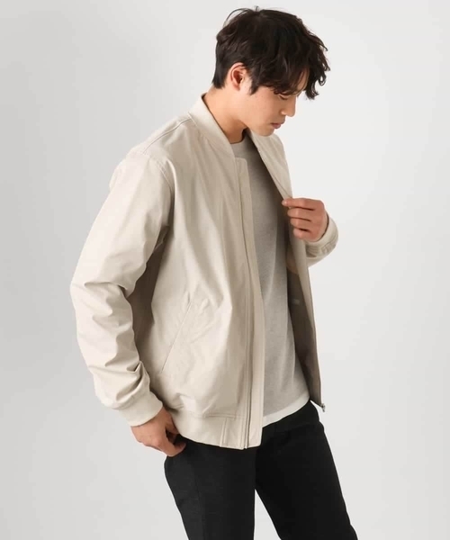 a.v.v（アーヴェヴェ）の「【イージーケア/毛玉になりにくい】ツイルシャンブレーフェイクレイヤードカットソー（Tシャツ/カットソー・メンズ・ライトグレー/ネイビー/ミント・46/48/50）」の19枚目の写真