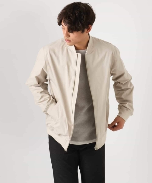 a.v.v（アーヴェヴェ）の「【イージーケア/毛玉になりにくい】ツイルシャンブレーフェイクレイヤードカットソー（Tシャツ/カットソー・メンズ・ライトグレー/ネイビー/ミント・46/48/50）」の20枚目の写真