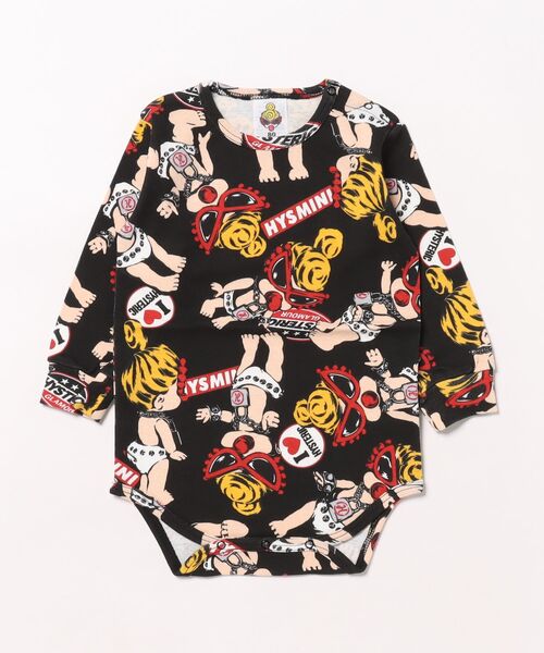 ききき　ヒステリックミニ　ロンパース HYSTERIC MINI（ヒステリックミニ）の「DEVILKINロンパース