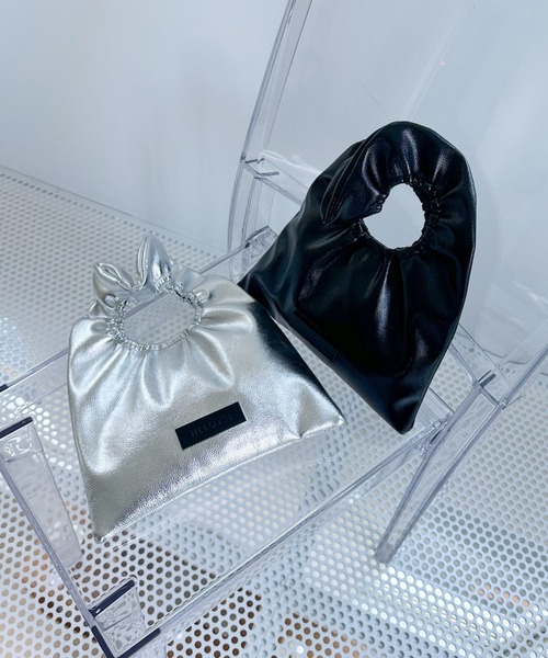 Doux archives（ドゥアルシーヴ）の「【HELOYSE】toast beach material SM（ショルダーバッグ・レディース・シルバー/ブラック・FREE）」の20枚目の写真