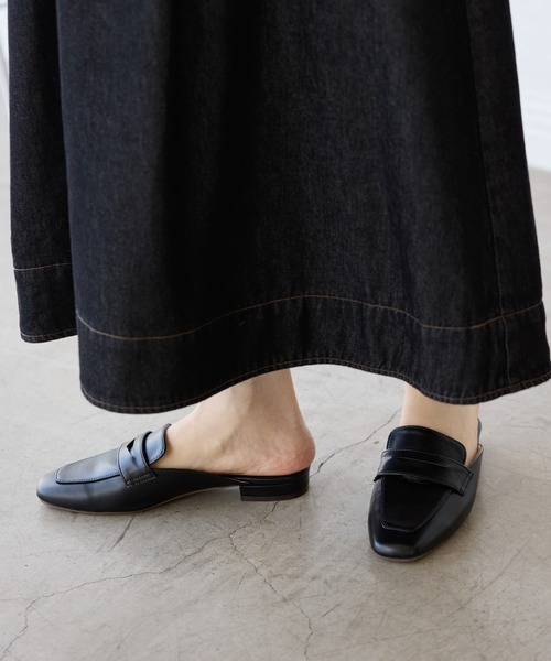 ROPE' PICNIC(ロペピクニック)の「ローファーミュール(ローファー・レディース・ブラック/グレー系その他/キャメル・M/L)」の20枚目の写真