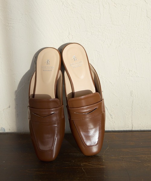 ROPE' PICNIC(ロペピクニック)の「ローファーミュール(ローファー・レディース・ブラック/グレー系その他/キャメル・M/L)」の15枚目の写真