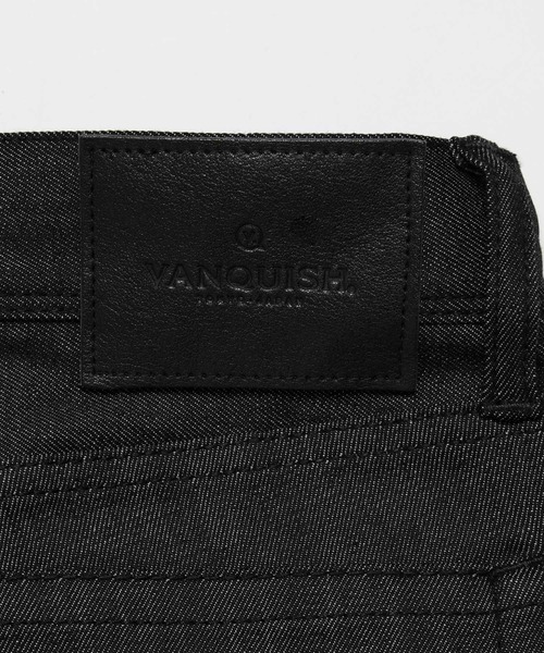 VANQUISH（ヴァンキッシュ）の「VANQUISH / ヴァンキッシュ リジット スキニーデニムパンツ（デニムパンツ・メンズ・ブラック/インディゴブルー・28/30/32/34）」の8枚目の写真