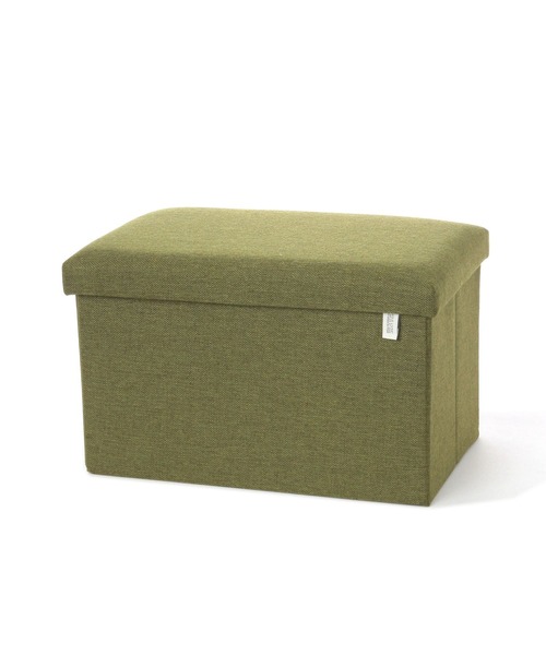 収納力抜群・椅子にもなる】ストレージスツール[カラー](W48cm