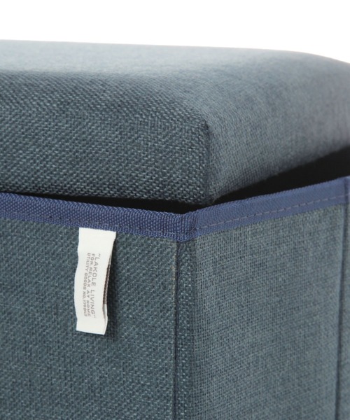 収納力抜群・椅子にもなる】ストレージスツール[カラー](W48cm