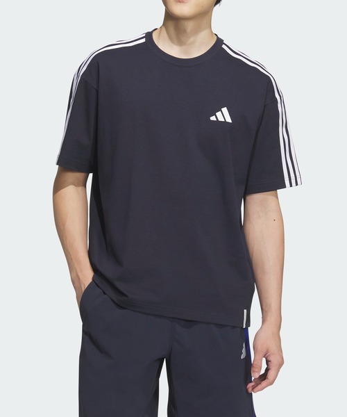 adidas ルーズフィット Tシャツ adidas Z.N.E. ルーズフィット 半袖Tシャツ - ホワイト