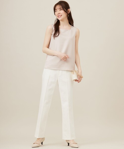 洗える】サテン2WAY タンクトップ（タンクトップ）｜ANY SIS