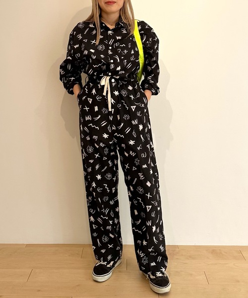 HOLIDAY（ホリデイ）の「SUNO&MORRISON KHADI DRAWSTRINGS SHIRT PANTS スノアンドモリソンカディドローストリングスシャツパンツ（その他パンツ・レディース・ブラック・ONE SIZE）」の10枚目の写真