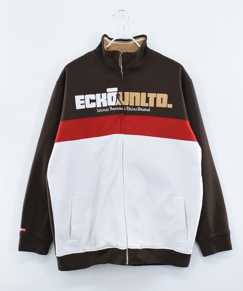 ecko unltd.（エコーアンリミテッド）の「【ヴィンテージ古着】ECKO UNLTD フルジップ トラックジャケット（ジャージ・メンズ・ホワイト・X-LARGE）」の2枚目の写真