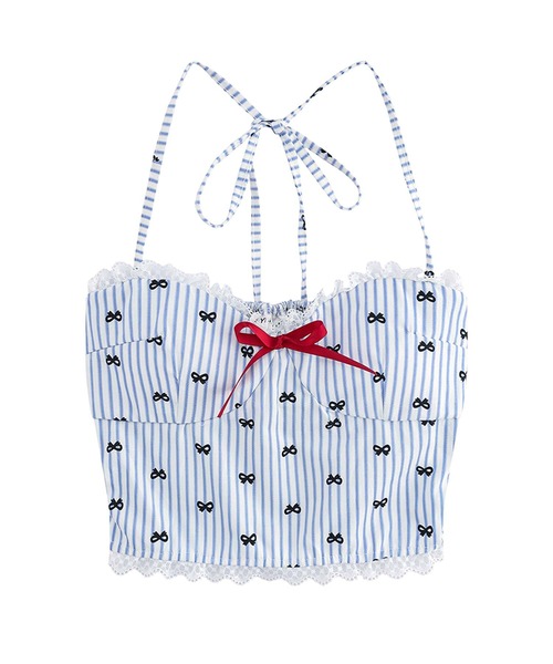 極美品★ピンクハウス未使用ウサギと苺のリボンが可愛いきなり色キャミソールビスチェ 極美品☆ピンクハウス未使用ウサギと苺のリボンが可愛いきなり色
