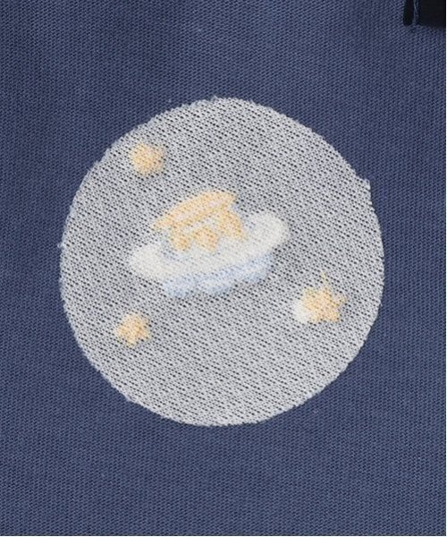 kladskap（クレードスコープ）の「ロケットアップリケ半袖カバーオール（ロンパース・キッズ・クリーム/ネイビー・70cm/80ｃｍ）」の9枚目の写真