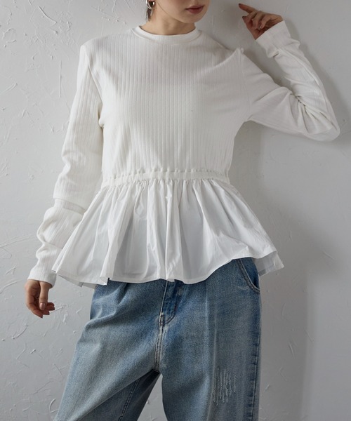 Theory ペプラムカットソー 人気完売 24SS theory luxe Basalt Julia ペプラム カットソー - メルカリ