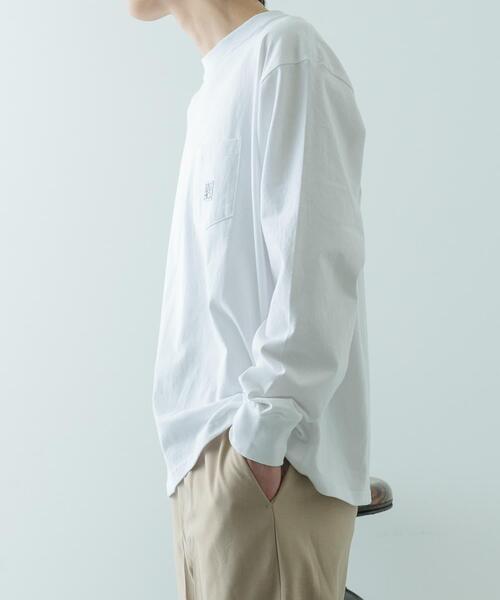 ITEMS URBANRESEARCH(アイテムズ アーバンリサーチ)の「『別注』GUNGHO×ITEMS ポケットロングTシャツ(Tシャツ/カットソー・メンズ・ベージュ/ホワイト/ブラック・MEDIUM/LARGE)」の7枚目の写真