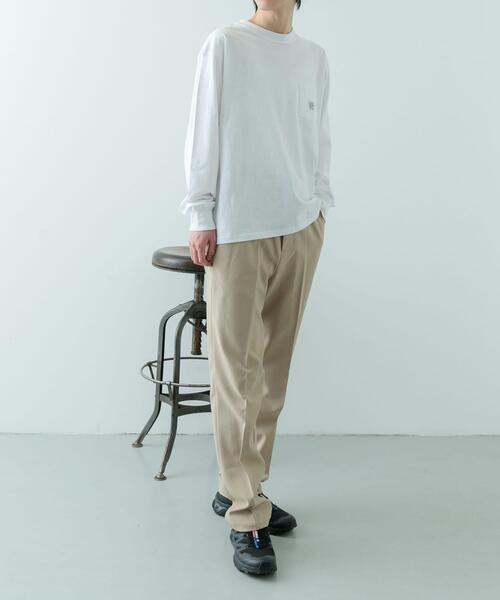 ITEMS URBANRESEARCH(アイテムズ アーバンリサーチ)の「『別注』GUNGHO×ITEMS ポケットロングTシャツ(Tシャツ/カットソー・メンズ・ベージュ/ホワイト/ブラック・MEDIUM/LARGE)」の8枚目の写真
