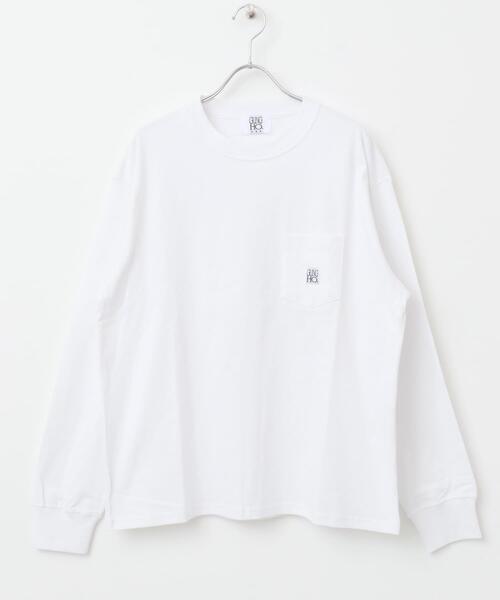 ITEMS URBANRESEARCH(アイテムズ アーバンリサーチ)の「『別注』GUNGHO×ITEMS ポケットロングTシャツ(Tシャツ/カットソー・メンズ・ベージュ/ホワイト/ブラック・MEDIUM/LARGE)」の9枚目の写真