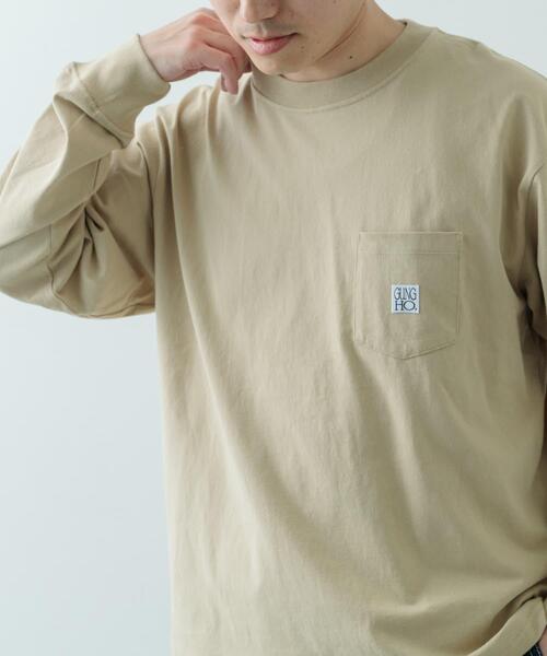 ITEMS URBANRESEARCH(アイテムズ アーバンリサーチ)の「『別注』GUNGHO×ITEMS ポケットロングTシャツ(Tシャツ/カットソー・メンズ・ベージュ/ホワイト/ブラック・MEDIUM/LARGE)」の11枚目の写真