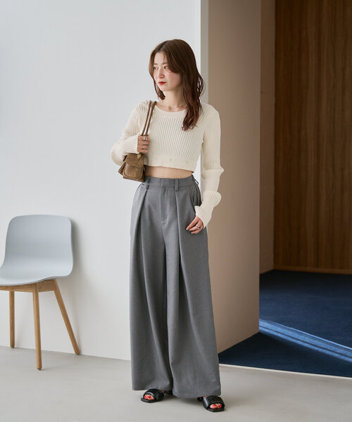 Kastane(カスタネ)の「ポケットボストンバッグ(ボストンバッグ・レディース・ベージュ/ブラウン・FREE)」の12枚目の写真